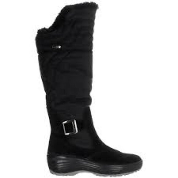 pajar Natasha Faux-Fur Waterproof Winte Black Boot - Picture 2 of 16